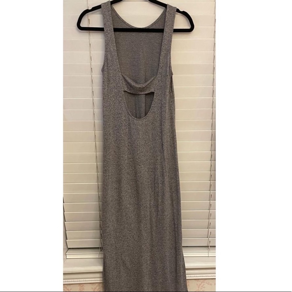 HM GREY FITTED DRESS